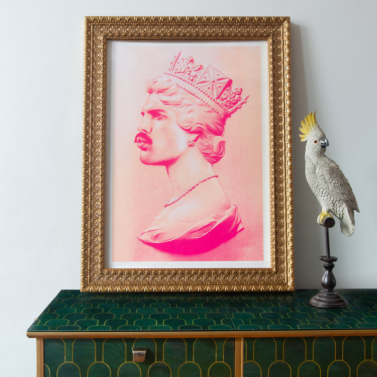 Framed Freddie XL Screen Print