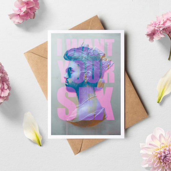 George Michael Greeting Card