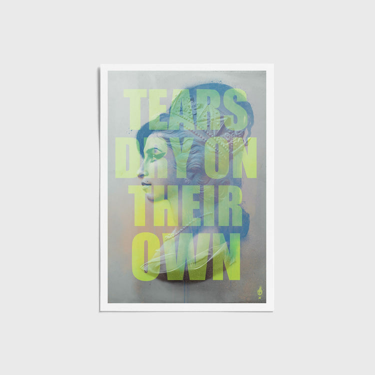 Amy Winehouse Tears Dry On Their Own Print