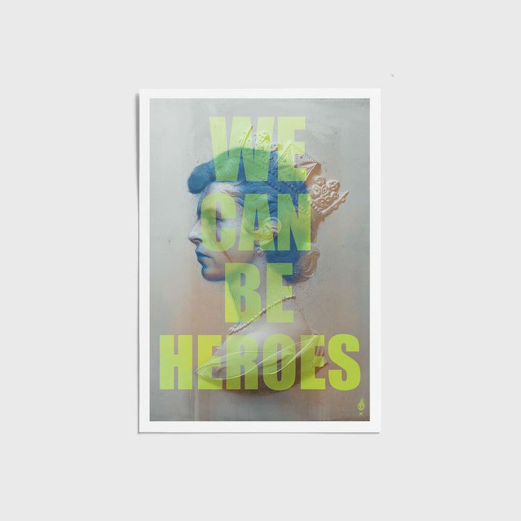 David Bowie We Can Be Heroes Print