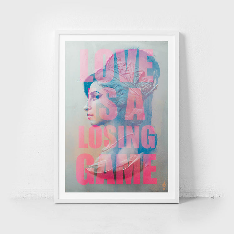 Framed Amy Winehouse Print