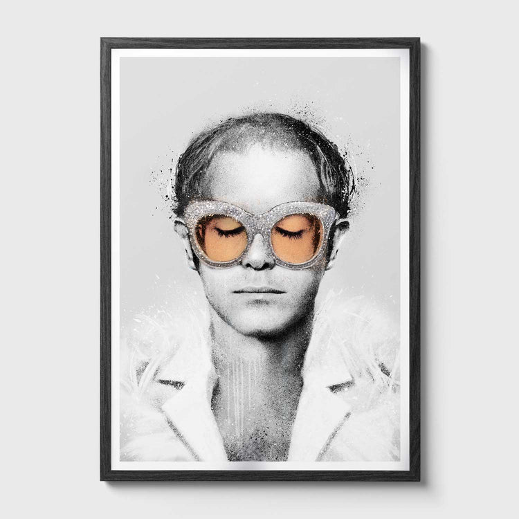 Elton John Diamond Dust Edition Art Print