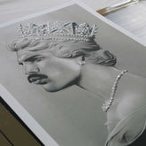 Freddie Mercury Limited Edition Diamond Dust Print