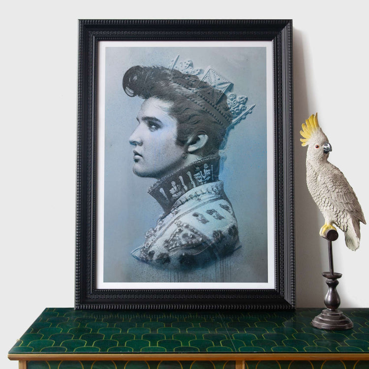 Framed Elvis Presley Art Print