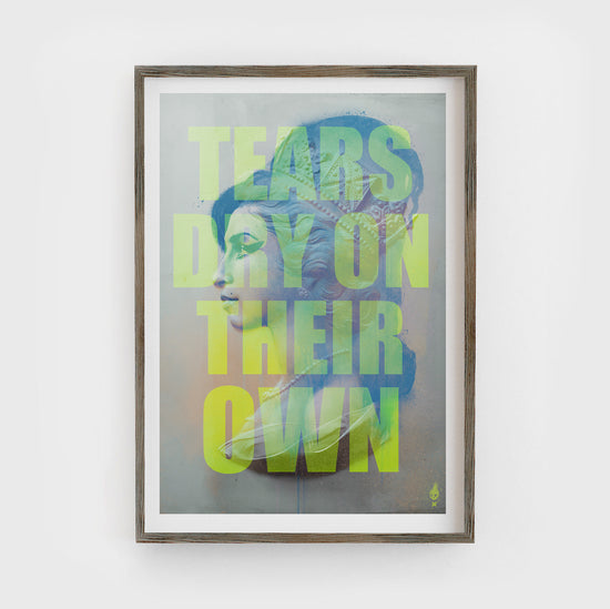 Framed Amy Winehouse Tears Dry On Their Own Print
