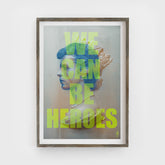 Framed David Bowie We Could Be Heroes Print