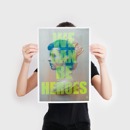 David Bowie We Can Be Heroes Print