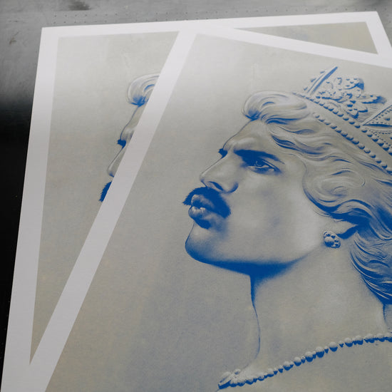 Freddie XL | Freddie Mercury Screen Print - Irregular Border
