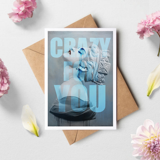 Crazy For You  | Madonna Valentines Card