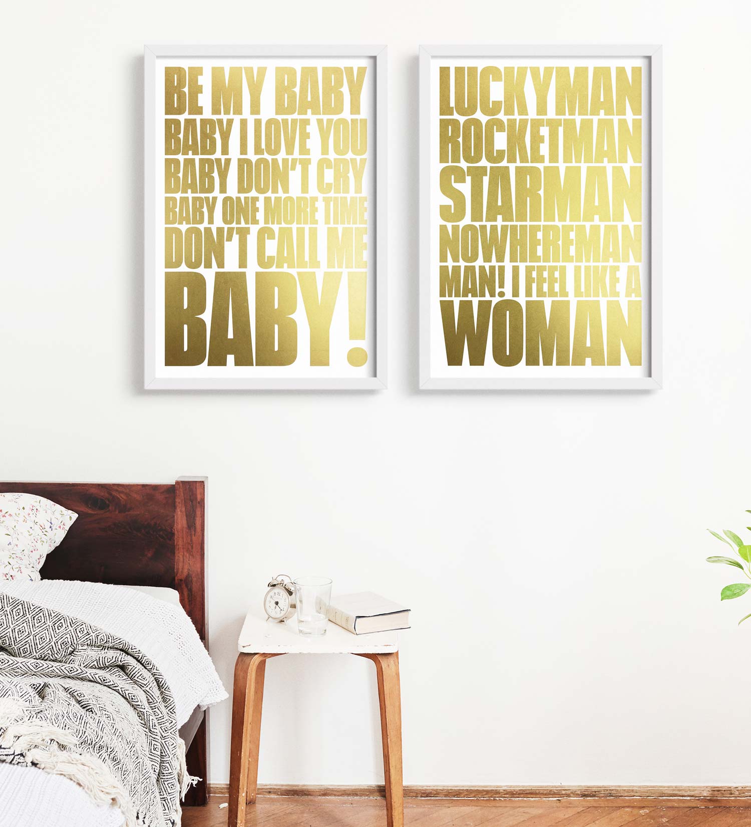 Bold in Gold Art Prints