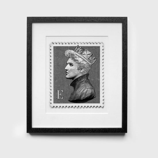 Mini Stamp Edition | Elvis Presley Print | Limited Edition Monochrome