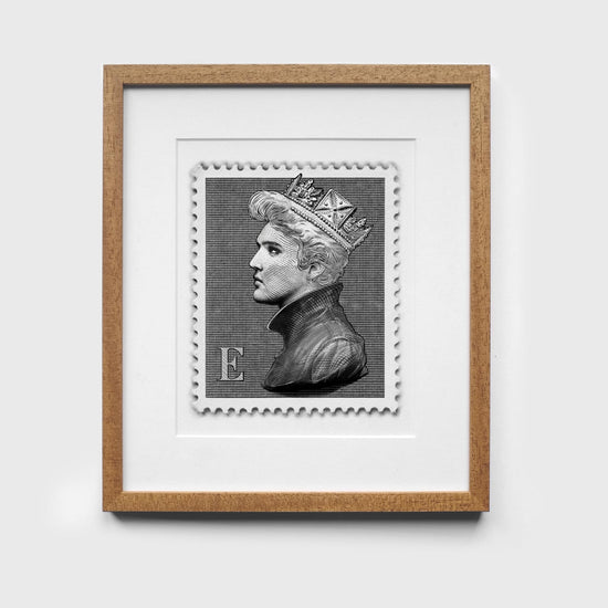 Mini Stamp Edition | Elvis Presley Print | Limited Edition Monochrome