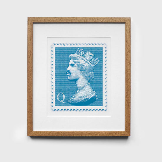 Mini Stamp Edition | Freddie Mercury Print | Red, Blue & Limited Edition Monochrome