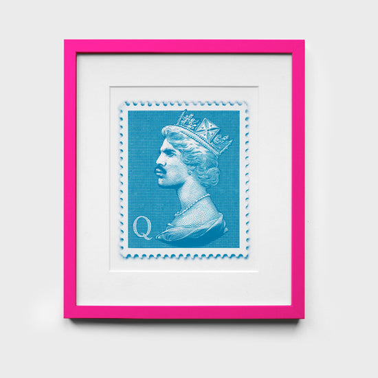 Mini Stamp Edition | Freddie Mercury Print | Red, Blue & Limited Edition Monochrome