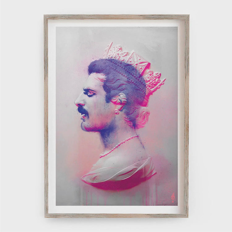 Hand painted, hand embroidered killer queen! factory Original Freddie Mercury embroidery painting