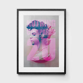 Nothing Compares 2U Prince Print in black frame