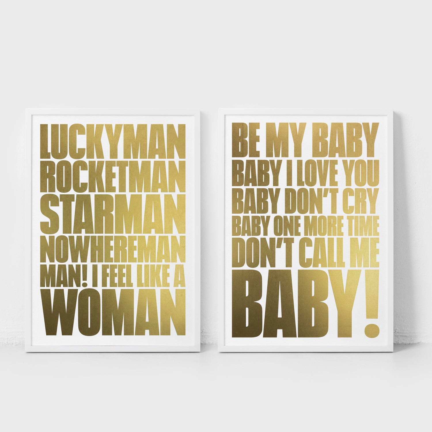 Bold in Gold Art Prints